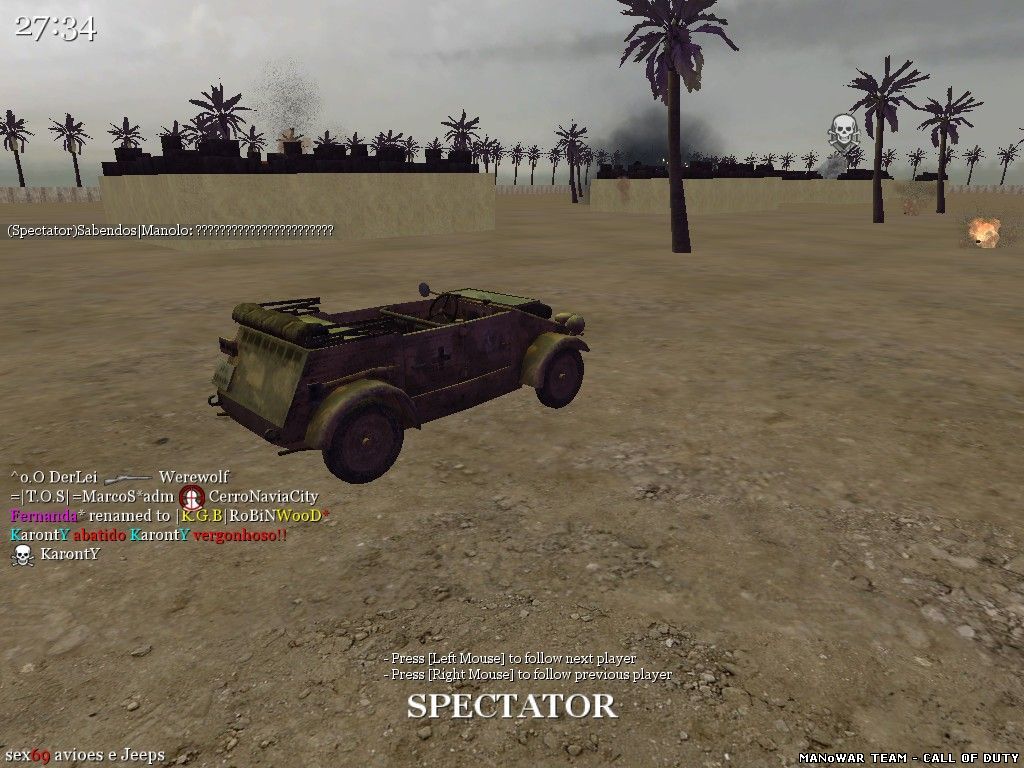 Vehicles Mod - мод для CoD2