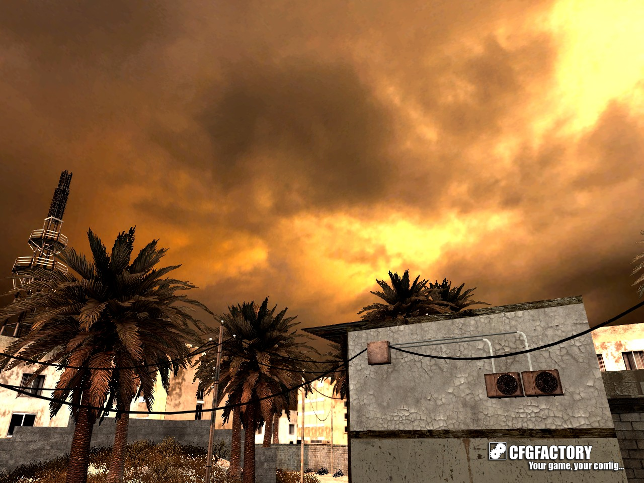 Orange Sky Skin - скин неба для CoD4