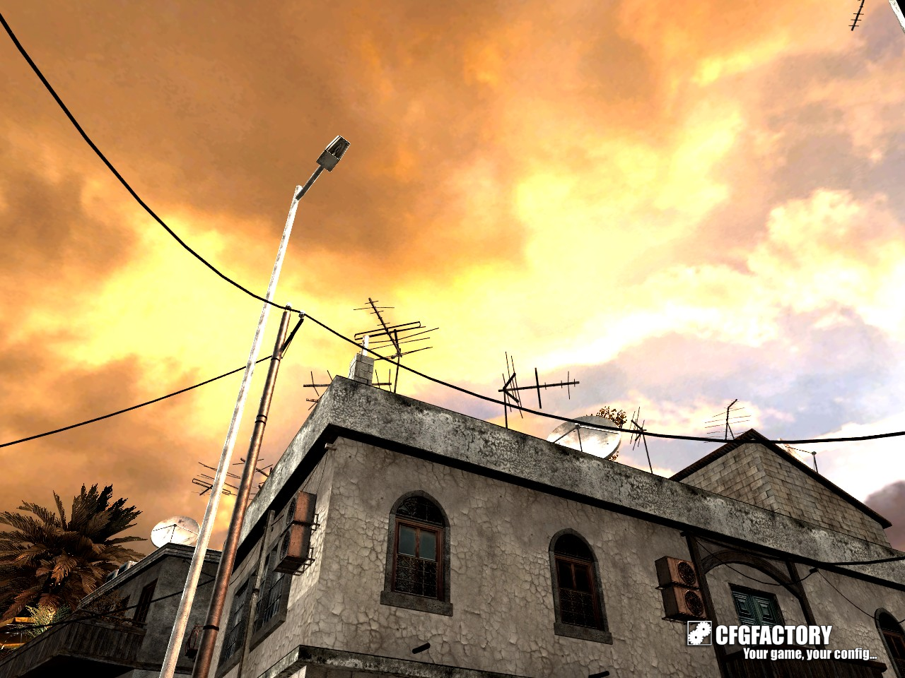 Orange Sky Skin - скин неба для CoD4