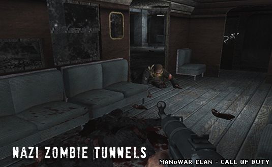 Nazi Zombie Tunnels - карта (зомби) для CoD 5